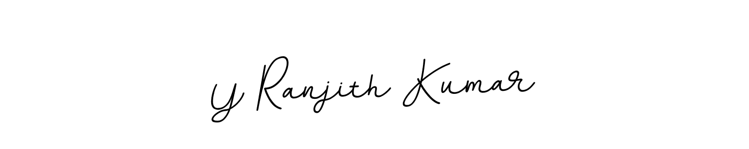 Y Ranjith Kumar stylish signature style. Best Handwritten Sign (BallpointsItalic-DORy9) for my name. Handwritten Signature Collection Ideas for my name Y Ranjith Kumar. Y Ranjith Kumar signature style 11 images and pictures png