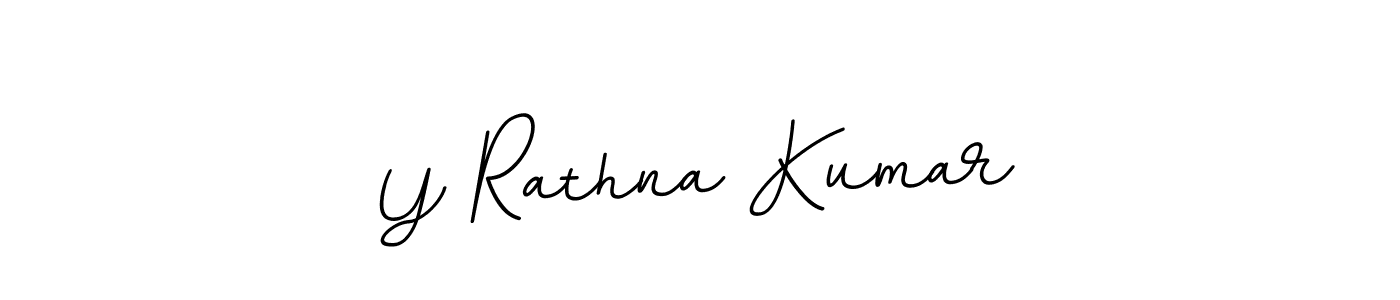 The best way (BallpointsItalic-DORy9) to make a short signature is to pick only two or three words in your name. The name Y Rathna Kumar include a total of six letters. For converting this name. Y Rathna Kumar signature style 11 images and pictures png