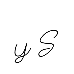 Y S stylish signature style. Best Handwritten Sign (BallpointsItalic-DORy9) for my name. Handwritten Signature Collection Ideas for my name Y S. Y S signature style 11 images and pictures png