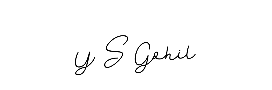 Similarly BallpointsItalic-DORy9 is the best handwritten signature design. Signature creator online .You can use it as an online autograph creator for name Y S Gohil. Y S Gohil signature style 11 images and pictures png