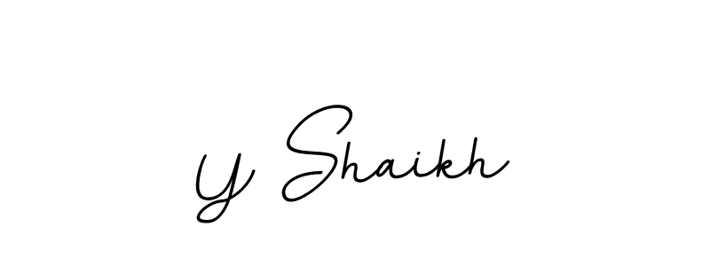 It looks lik you need a new signature style for name Y Shaikh. Design unique handwritten (BallpointsItalic-DORy9) signature with our free signature maker in just a few clicks. Y Shaikh signature style 11 images and pictures png