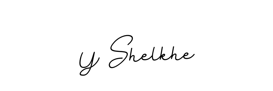 Use a signature maker to create a handwritten signature online. With this signature software, you can design (BallpointsItalic-DORy9) your own signature for name Y Shelkhe. Y Shelkhe signature style 11 images and pictures png
