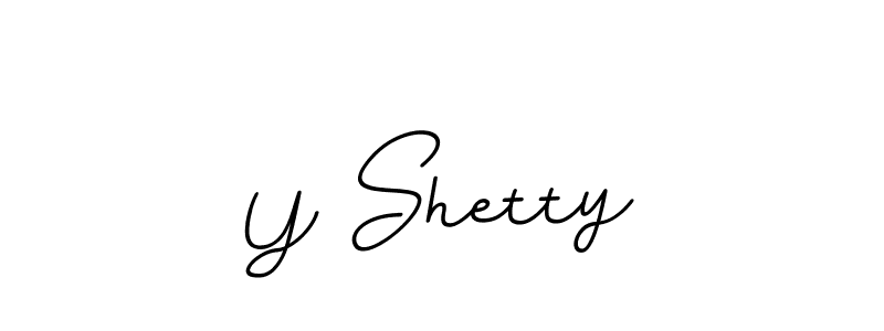 How to make Y Shetty name signature. Use BallpointsItalic-DORy9 style for creating short signs online. This is the latest handwritten sign. Y Shetty signature style 11 images and pictures png
