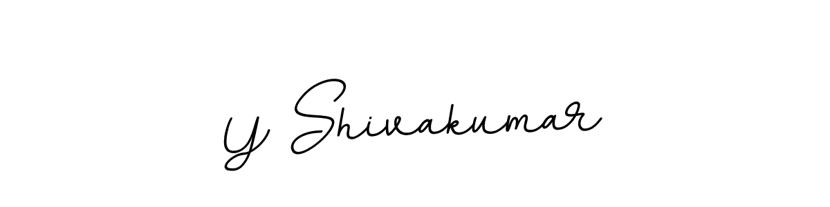 Y Shivakumar stylish signature style. Best Handwritten Sign (BallpointsItalic-DORy9) for my name. Handwritten Signature Collection Ideas for my name Y Shivakumar. Y Shivakumar signature style 11 images and pictures png