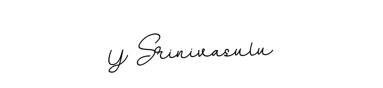 Make a beautiful signature design for name Y Srinivasulu. Use this online signature maker to create a handwritten signature for free. Y Srinivasulu signature style 11 images and pictures png