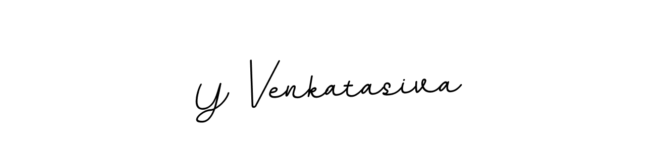 How to make Y Venkatasiva name signature. Use BallpointsItalic-DORy9 style for creating short signs online. This is the latest handwritten sign. Y Venkatasiva signature style 11 images and pictures png