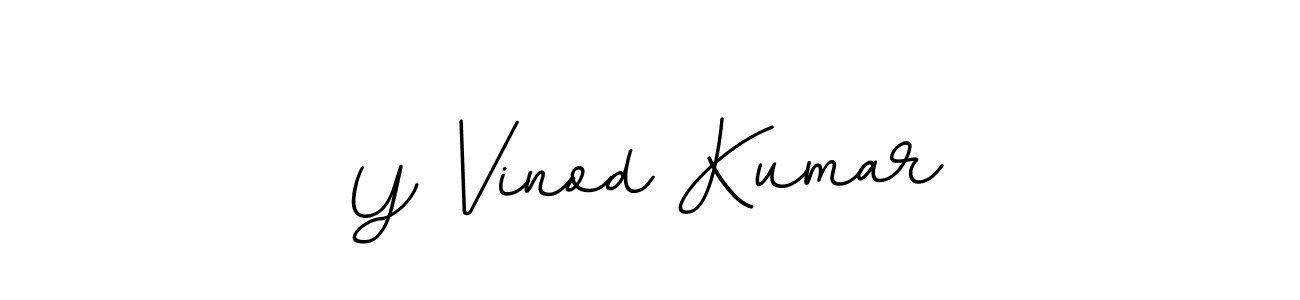 Make a beautiful signature design for name Y Vinod Kumar. Use this online signature maker to create a handwritten signature for free. Y Vinod Kumar signature style 11 images and pictures png