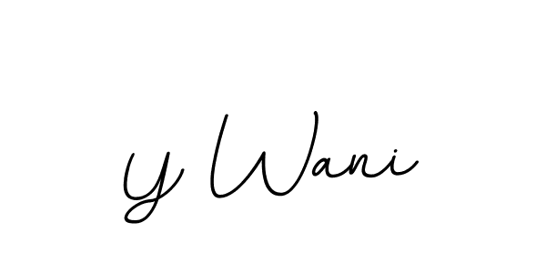 if you are searching for the best signature style for your name Y Wani. so please give up your signature search. here we have designed multiple signature styles  using BallpointsItalic-DORy9. Y Wani signature style 11 images and pictures png