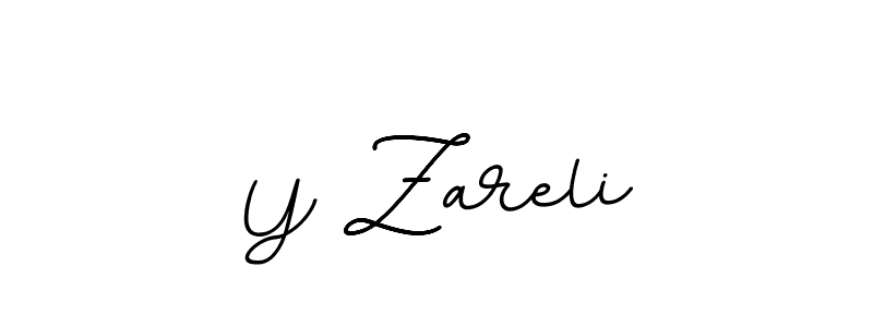 Y Zareli stylish signature style. Best Handwritten Sign (BallpointsItalic-DORy9) for my name. Handwritten Signature Collection Ideas for my name Y Zareli. Y Zareli signature style 11 images and pictures png