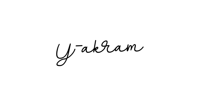 Create a beautiful signature design for name Y-akram. With this signature (BallpointsItalic-DORy9) fonts, you can make a handwritten signature for free. Y-akram signature style 11 images and pictures png