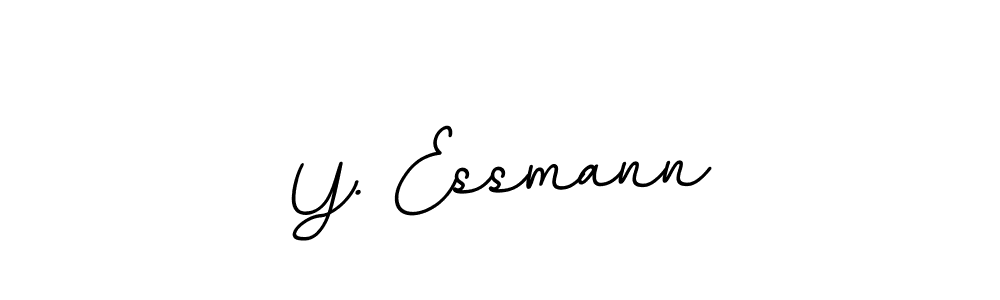 The best way (BallpointsItalic-DORy9) to make a short signature is to pick only two or three words in your name. The name Y. Essmann include a total of six letters. For converting this name. Y. Essmann signature style 11 images and pictures png