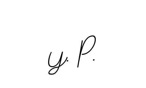 Also You can easily find your signature by using the search form. We will create Y. P. name handwritten signature images for you free of cost using BallpointsItalic-DORy9 sign style. Y. P. signature style 11 images and pictures png