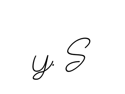 if you are searching for the best signature style for your name Y. S. so please give up your signature search. here we have designed multiple signature styles  using BallpointsItalic-DORy9. Y. S signature style 11 images and pictures png