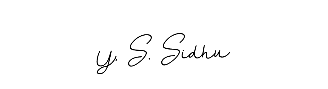 How to make Y. S. Sidhu signature? BallpointsItalic-DORy9 is a professional autograph style. Create handwritten signature for Y. S. Sidhu name. Y. S. Sidhu signature style 11 images and pictures png