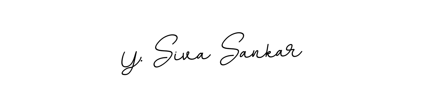 BallpointsItalic-DORy9 is a professional signature style that is perfect for those who want to add a touch of class to their signature. It is also a great choice for those who want to make their signature more unique. Get Y. Siva Sankar name to fancy signature for free. Y. Siva Sankar signature style 11 images and pictures png