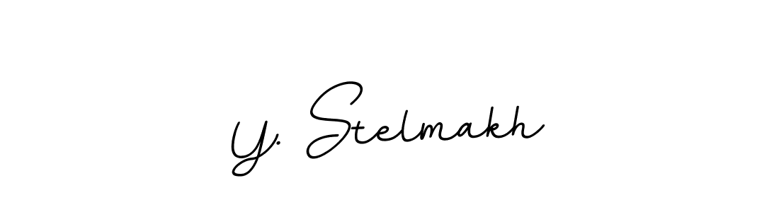 BallpointsItalic-DORy9 is a professional signature style that is perfect for those who want to add a touch of class to their signature. It is also a great choice for those who want to make their signature more unique. Get Y. Stelmakh name to fancy signature for free. Y. Stelmakh signature style 11 images and pictures png