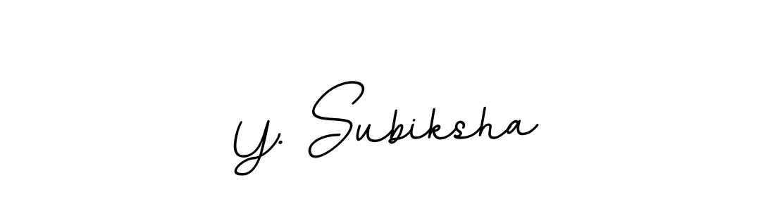 How to Draw Y. Subiksha signature style? BallpointsItalic-DORy9 is a latest design signature styles for name Y. Subiksha. Y. Subiksha signature style 11 images and pictures png