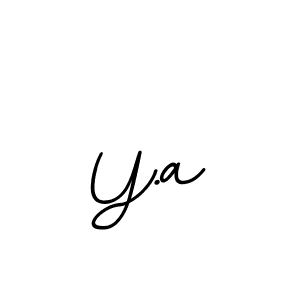 Similarly BallpointsItalic-DORy9 is the best handwritten signature design. Signature creator online .You can use it as an online autograph creator for name Y.a. Y.a signature style 11 images and pictures png