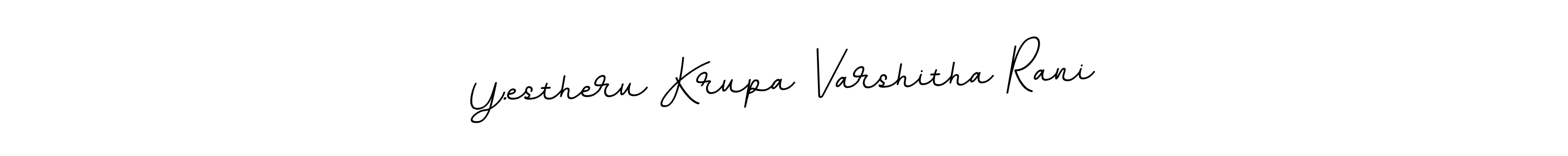 if you are searching for the best signature style for your name Y.estheru Krupa Varshitha Rani. so please give up your signature search. here we have designed multiple signature styles  using BallpointsItalic-DORy9. Y.estheru Krupa Varshitha Rani signature style 11 images and pictures png