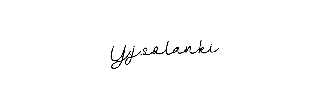 Create a beautiful signature design for name Y.j.solanki. With this signature (BallpointsItalic-DORy9) fonts, you can make a handwritten signature for free. Y.j.solanki signature style 11 images and pictures png