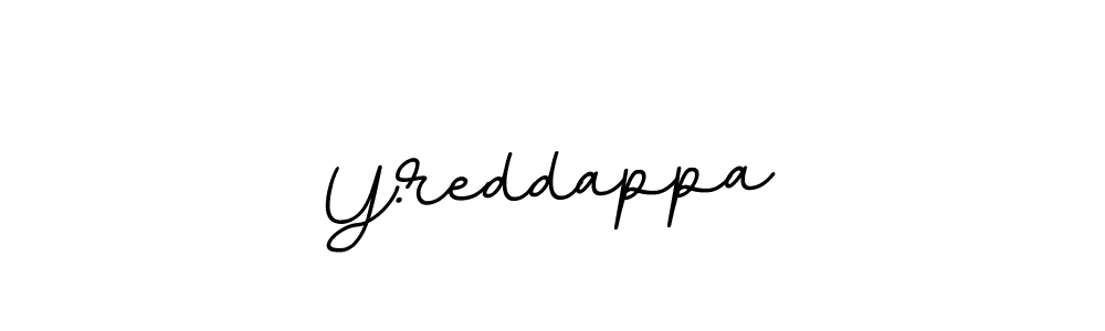 Make a beautiful signature design for name Y.reddappa. With this signature (BallpointsItalic-DORy9) style, you can create a handwritten signature for free. Y.reddappa signature style 11 images and pictures png