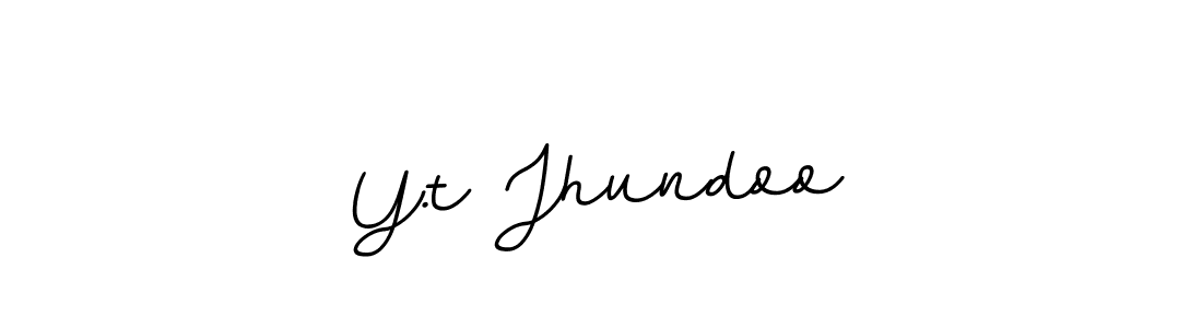 if you are searching for the best signature style for your name Y.t Jhundoo. so please give up your signature search. here we have designed multiple signature styles  using BallpointsItalic-DORy9. Y.t Jhundoo signature style 11 images and pictures png