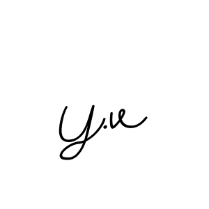 Y.v stylish signature style. Best Handwritten Sign (BallpointsItalic-DORy9) for my name. Handwritten Signature Collection Ideas for my name Y.v. Y.v signature style 11 images and pictures png