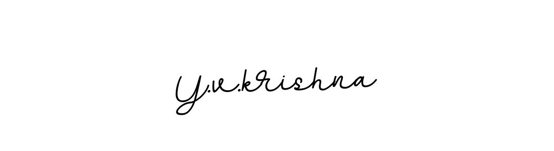 This is the best signature style for the Y.v.krishna name. Also you like these signature font (BallpointsItalic-DORy9). Mix name signature. Y.v.krishna signature style 11 images and pictures png