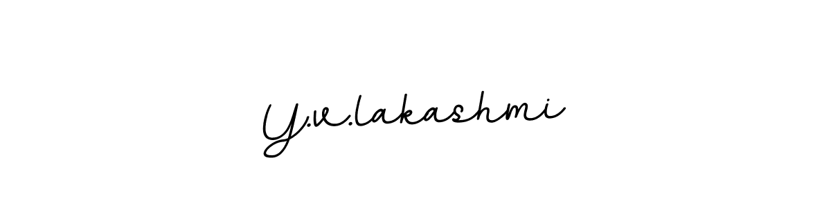 This is the best signature style for the Y.v.lakashmi name. Also you like these signature font (BallpointsItalic-DORy9). Mix name signature. Y.v.lakashmi signature style 11 images and pictures png