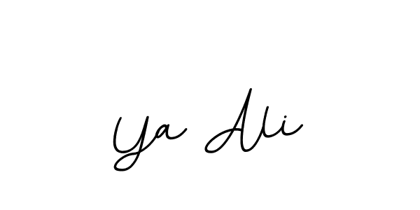 You should practise on your own different ways (BallpointsItalic-DORy9) to write your name (Ya Ali) in signature. don't let someone else do it for you. Ya Ali signature style 11 images and pictures png