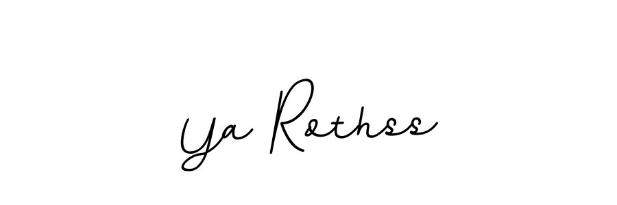 Use a signature maker to create a handwritten signature online. With this signature software, you can design (BallpointsItalic-DORy9) your own signature for name Ya Rothss. Ya Rothss signature style 11 images and pictures png