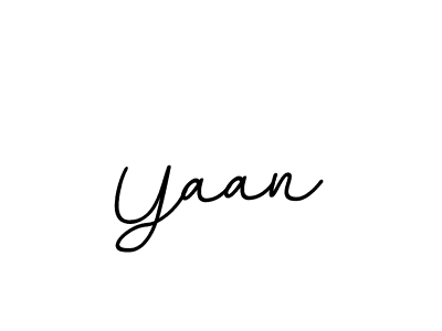 Make a beautiful signature design for name Yaan. With this signature (BallpointsItalic-DORy9) style, you can create a handwritten signature for free. Yaan signature style 11 images and pictures png