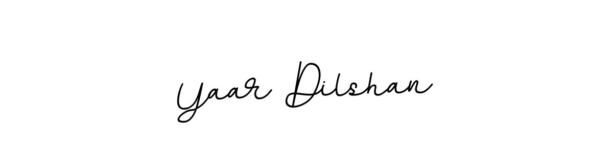 Design your own signature with our free online signature maker. With this signature software, you can create a handwritten (BallpointsItalic-DORy9) signature for name Yaar Dilshan. Yaar Dilshan signature style 11 images and pictures png