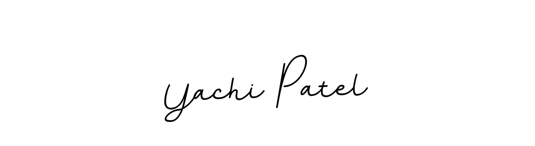 Create a beautiful signature design for name Yachi Patel. With this signature (BallpointsItalic-DORy9) fonts, you can make a handwritten signature for free. Yachi Patel signature style 11 images and pictures png