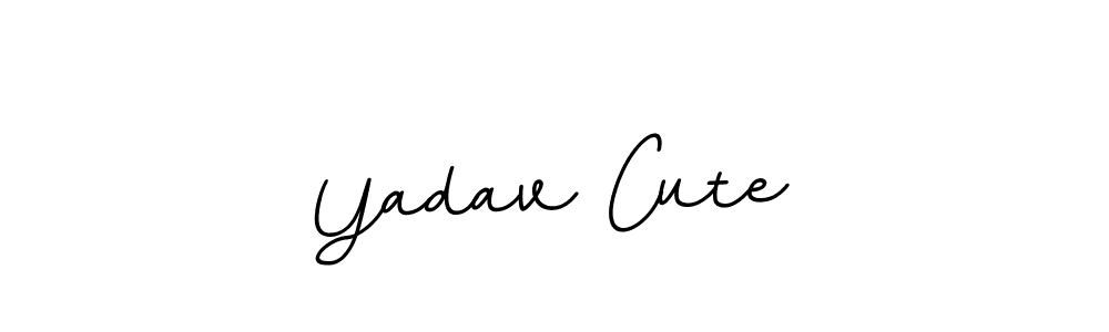 if you are searching for the best signature style for your name Yadav Cute. so please give up your signature search. here we have designed multiple signature styles  using BallpointsItalic-DORy9. Yadav Cute signature style 11 images and pictures png