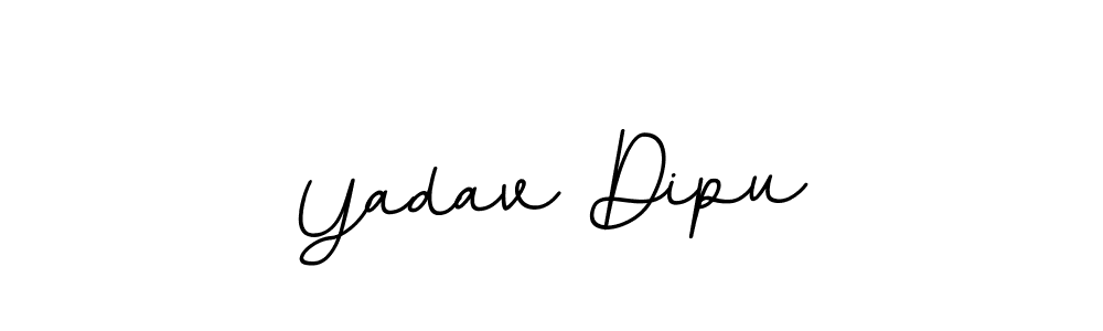 Make a beautiful signature design for name Yadav Dipu. With this signature (BallpointsItalic-DORy9) style, you can create a handwritten signature for free. Yadav Dipu signature style 11 images and pictures png