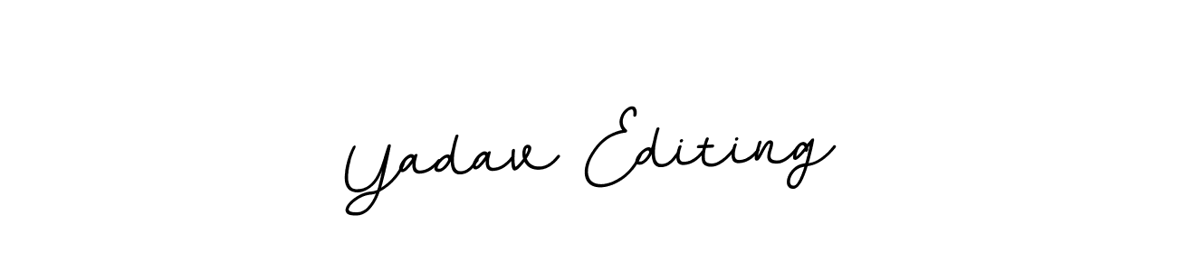 How to make Yadav Editing name signature. Use BallpointsItalic-DORy9 style for creating short signs online. This is the latest handwritten sign. Yadav Editing signature style 11 images and pictures png