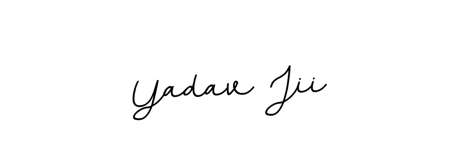 Design your own signature with our free online signature maker. With this signature software, you can create a handwritten (BallpointsItalic-DORy9) signature for name Yadav Jii. Yadav Jii signature style 11 images and pictures png