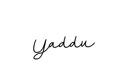 You should practise on your own different ways (BallpointsItalic-DORy9) to write your name (Yaddu) in signature. don't let someone else do it for you. Yaddu signature style 11 images and pictures png