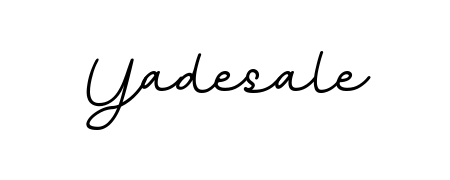 Discover how Yadesale looks in an executive cursive font (BallpointsItalic-DORy9). Perfect for legal documents, invoices, and certificates. Yadesale signature style 11 images and pictures png