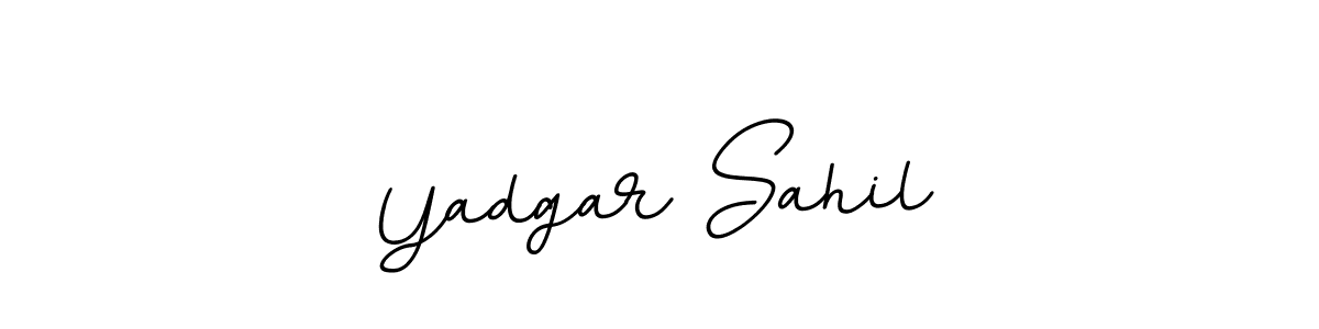 Use a signature maker to create a handwritten signature online. With this signature software, you can design (BallpointsItalic-DORy9) your own signature for name Yadgar Sahil. Yadgar Sahil signature style 11 images and pictures png