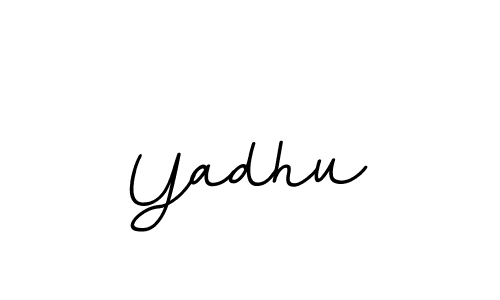 How to make Yadhu name signature. Use BallpointsItalic-DORy9 style for creating short signs online. This is the latest handwritten sign. Yadhu signature style 11 images and pictures png