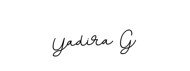 You should practise on your own different ways (BallpointsItalic-DORy9) to write your name (Yadira G) in signature. don't let someone else do it for you. Yadira G signature style 11 images and pictures png