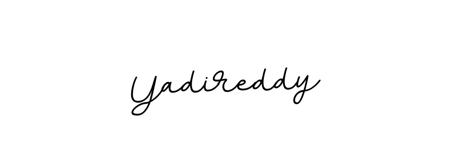 Design your own signature with our free online signature maker. With this signature software, you can create a handwritten (BallpointsItalic-DORy9) signature for name Yadireddy. Yadireddy signature style 11 images and pictures png