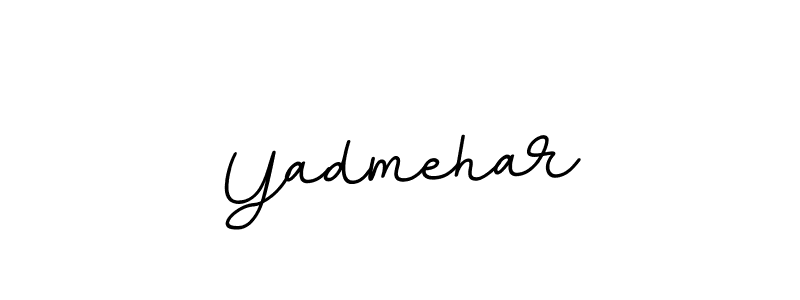 Use a signature maker to create a handwritten signature online. With this signature software, you can design (BallpointsItalic-DORy9) your own signature for name Yadmehar. Yadmehar signature style 11 images and pictures png