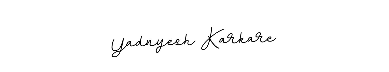 Make a beautiful signature design for name Yadnyesh Karkare. With this signature (BallpointsItalic-DORy9) style, you can create a handwritten signature for free. Yadnyesh Karkare signature style 11 images and pictures png