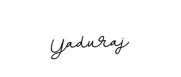 Create a beautiful signature design for name Yaduraj. With this signature (BallpointsItalic-DORy9) fonts, you can make a handwritten signature for free. Yaduraj signature style 11 images and pictures png