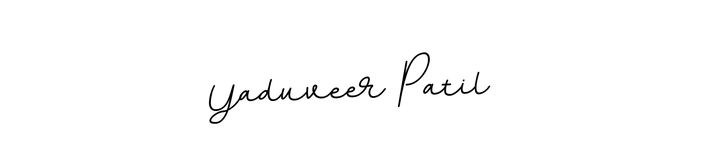 Create a beautiful signature design for name Yaduveer Patil. With this signature (BallpointsItalic-DORy9) fonts, you can make a handwritten signature for free. Yaduveer Patil signature style 11 images and pictures png