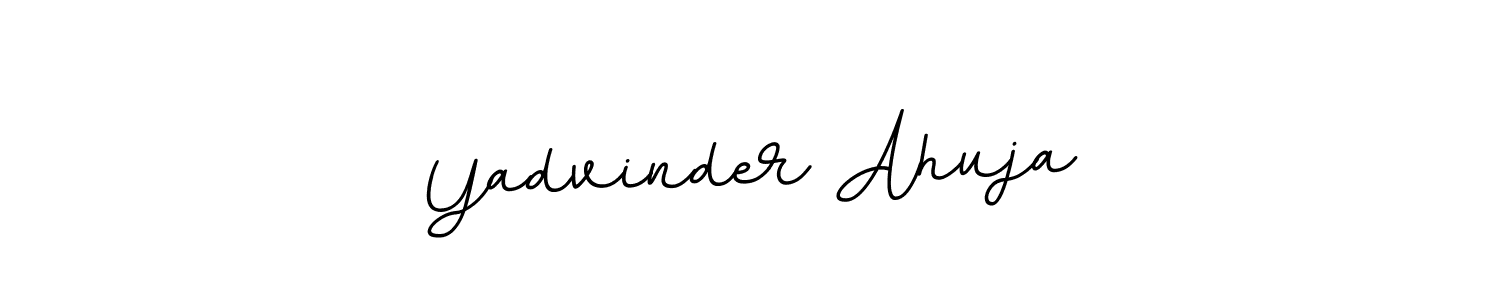 Use a signature maker to create a handwritten signature online. With this signature software, you can design (BallpointsItalic-DORy9) your own signature for name Yadvinder Ahuja. Yadvinder Ahuja signature style 11 images and pictures png
