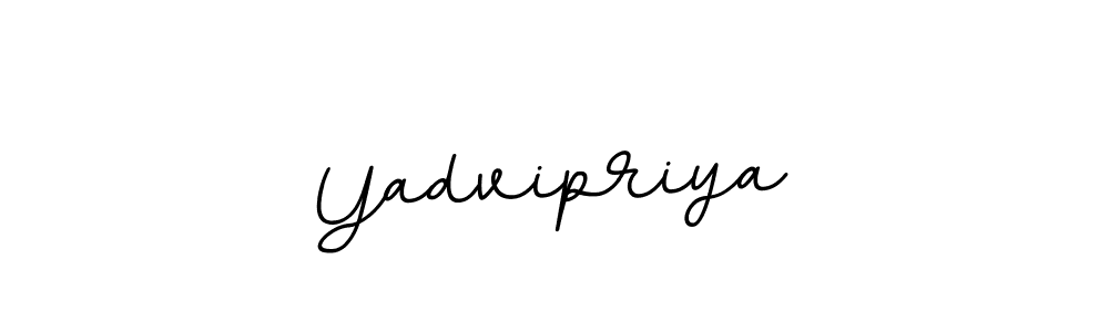 Use a signature maker to create a handwritten signature online. With this signature software, you can design (BallpointsItalic-DORy9) your own signature for name Yadvipriya. Yadvipriya signature style 11 images and pictures png